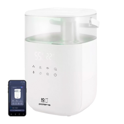 Увлажнитель воздуха Polaris PUH 6060 WIFI IQ Home Белый