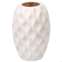 Ваза для сухоцветов керамика, настольная, 20 см, Корнелия, Y4-6558, белая (433943)