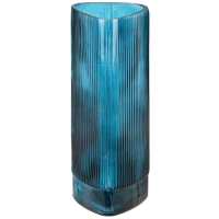 Ваза стекло, настольная, 30х10 см, Синее море, A060241 (476913)