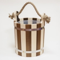 Ведро 18л с пласт. вставкой "Зебра" г.Йошкар-Ола (33)