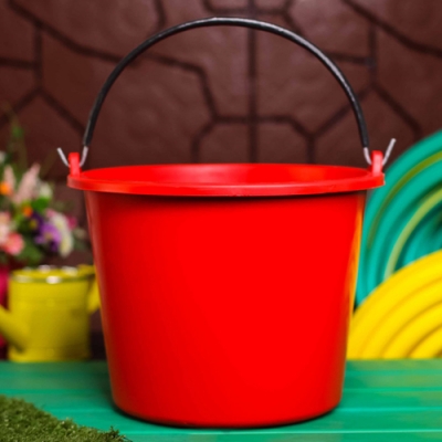 Ведро садовое цветное ПластиКо 10л Ведро садовое цветное ПластиКо 10л