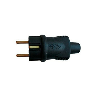 Вилка переностная,каучук,IP44, 16А, 250В