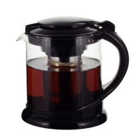 Заварник со съемным ситечком 1500мл (стекло, нержавеющая сталь) (100615L) Заварник со съемным ситечком 1500мл (стекло, нержавеющая сталь) (100615L)