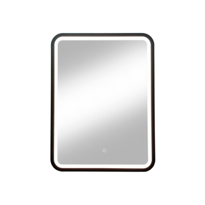Зеркало Континент Enjoy Black Led 600х800 с холодной подсветкой, с сенсором Зеркало Континент Enjoy Black Led 600х800 с холодной подсветкой, с сенсором