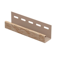 J-планка (пвх).0044.Н.,камень золотистый (3,05м)