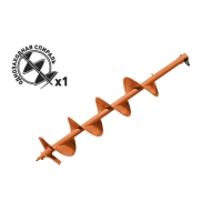 Шнек д/грунта Carver GDB-150 однозаходный (d пос=20мм, D=150мм, L=80см)