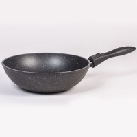 Сковорода ВОК 28см Гранит со съемн. ручкой арт.078701