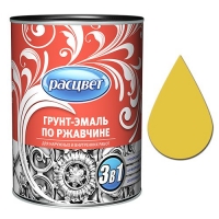Грунт-эмаль по ржавчине алкидная 0,9 кг. РАСЦВЕТ желтая (5410)