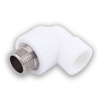 Угол с нар. резьбой (простое крепление) 20х1/2 (80/20) (Valfex) БЕЛЫЙ Угол с нар. резьбой (простое крепление) 20х1/2 (80/20) (Valfex) БЕЛЫЙ