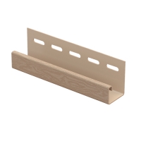 J-планка (пвх).0044.Н.,кедр светлый (3,05м) J-планка (пвх).0044.Н.,кедр светлый (3,05м)