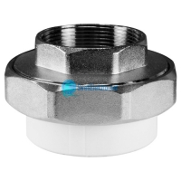 Муфта комб.разъём (американка) с внутр. резьбой 32x1/2" (90/15) (Valfex) БЕЛАЯ