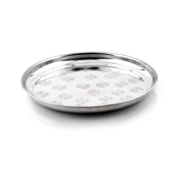 Поднос круг.нерж. 35см МН-162 ИНДИЯ Поднос круг.нерж. 35см МН-162 ИНДИЯ