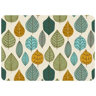 Салфетка сервировочная PPM-01-LV Листья (40х28 см), пластик арт.312343