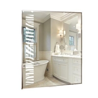 Зебрано Люкс ЗЕРКАЛО со скрытой подсветкой