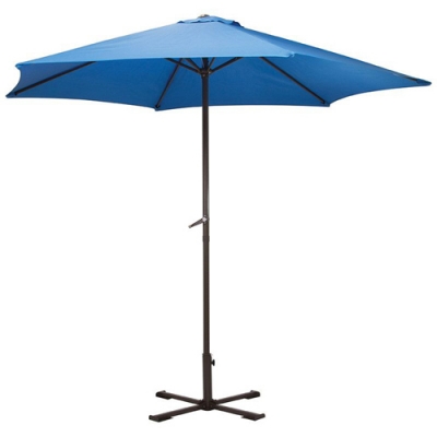 Зонт садовый GU-03 (синий) с крестообразным основанием арт.093008