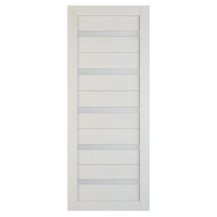 Дверь царговая.серия(Лайт-5) стекло матовое лиственница _60