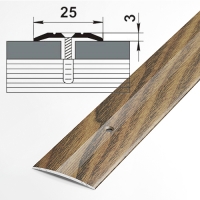 Профиль стыкоперекрывающий ПС 01.1350.R170 дуб венеция Профиль стыкоперекрывающий ПС 01.1350.R170 дуб венеция
