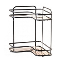 SWR-1004-02 Полка ТЕРМО угловая двухярусная ЧЕРНЫЙ, металл/пластик 27х27х35см. SWR-1004-02 Полка ТЕРМО угловая двухярусная ЧЕРНЫЙ, металл/пластик 27х27х35см.