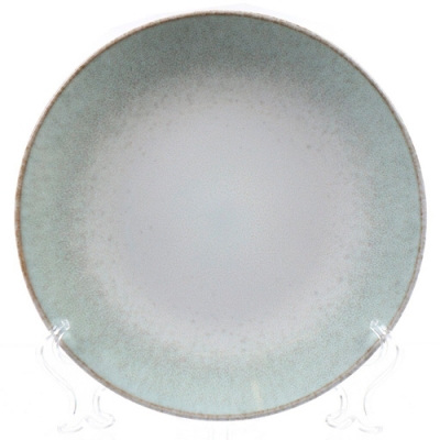 Тарелка десертная, керамика, 20 см, круглая, Moss , Daniks, серая (417936)