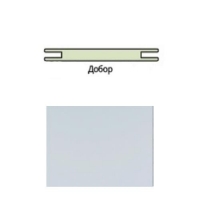 Добор Эк шпон телескоп 100*10*2017 Ясень белый Леском