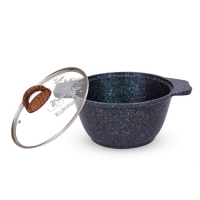 Кастрюля 1л со стеклянной крышкой, АП линия Granit ultra (blue) Kukmara кгг12а Кастрюля 1л со стеклянной крышкой, АП линия Granit ultra (blue) Kukmara кгг12а