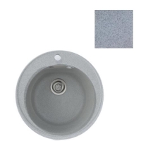 Мойка GranAlliance G-11 (d-490 мм) серая с сифоном