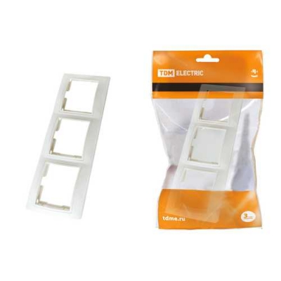 Рамка 3-х постовая горизонтальная белая Таймыр TDM (SQ1814-0028) Р Рамка 3-х постовая горизонтальная белая Таймыр TDM (SQ1814-0028) Р