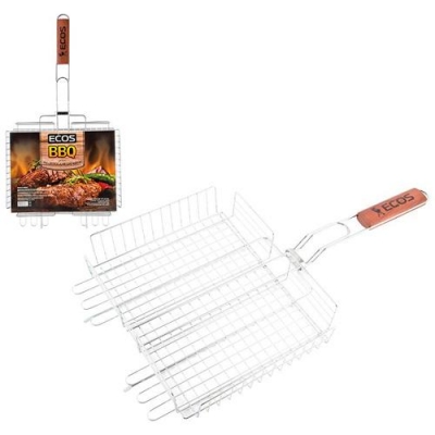 Решетка для гриля глубокая ECOS OPTIMA+, 55(+4)х31х24х5,5см. арт.999639