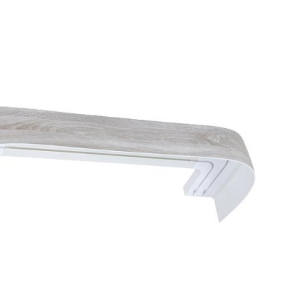 Карниз Галант 7см с поворотами 1,6 м Дуб беленый 2П