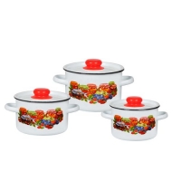 Набор кастрюль СтальЭмаль 1с144 6 пр. Варенье