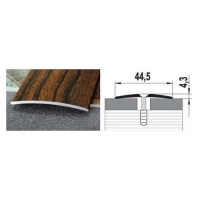 Профиль стыкоперекрывающий ПС 04-2. 1350.091 дуб темный Профиль стыкоперекрывающий ПС 04-2. 1350.091 дуб темный
