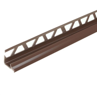 Раскладка наружняя для плитки 8 мм, 2,5м Идеал, 018 Шоколадный