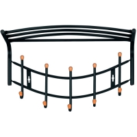 Вешалка настенная ВНП4Д/Ч черный