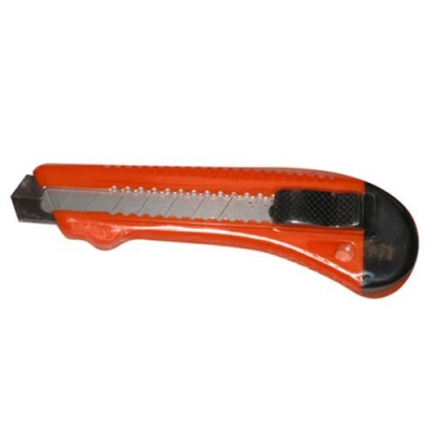 831302 Нож 18мм VIRA усиленный пластиковый корпус Push-lock