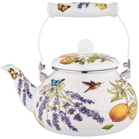 Чайник agness эмалированный, серия provence, 2,5 л, подходит для индукцион.плит 934-381 Чайник agness эмалированный, серия provence, 2,5 л, подходит для индукцион.плит 934-381