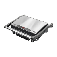 Контактный гриль Centek CT-1469, 1500 Вт , авторег. высоты и контроль t, антиприг. LED