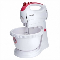 Миксер DELTA LUX DL-5071C белый с розовым, 350Вт., 5 скоростей, самовращ.чаша Миксер DELTA LUX DL-5071C белый с розовым, 350Вт., 5 скоростей, самовращ.чаша