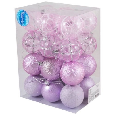 Набор шаров SYCB17-338, 24 шт., 6 см арт.003336