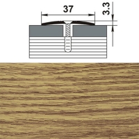Профиль стыкоперекрывающий ПС 03.1800. 084 дуб универсальный Профиль стыкоперекрывающий ПС 03.1800. 084 дуб универсальный