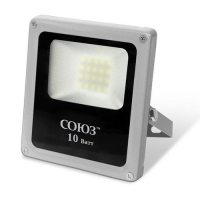 Прожектор светодиодный энергосбер. "СОЮЗ" SFLSLED-SMD-10-865-GR-IP65 (HP1503)(0131)