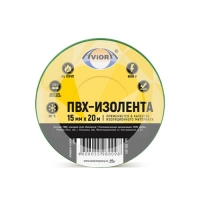 Изолента 15ммх20м желто-зеленая AVIORA 305-059
