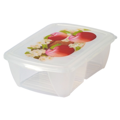 Контейнер двухсекционный 1,6л (прозрачный) Контейнер двухсекционный 1,6л (прозрачный)