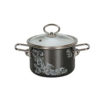 Кастрюля цил. 2л Iseberg, мокр.асфальт, 8SD165S