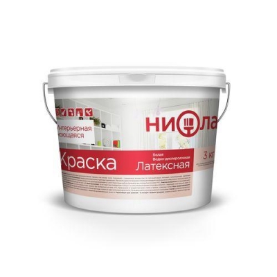 Краска Ниола Интерьерная 3кг