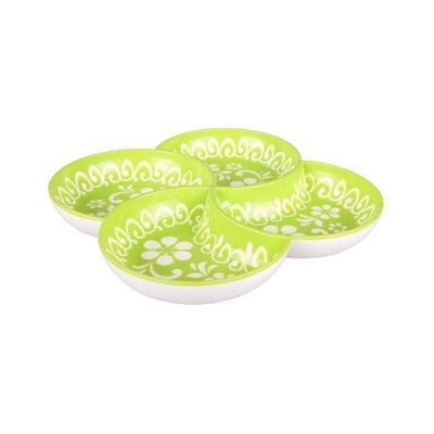 Менажница Купаж (бело-зеленый) М6003