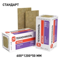 Минвата из Базальта ТЕХНОблок СТАНДАРТ (1200х600х50)8шт./0.288м3/5,76м2/Плот-ть 40-50(кг/м3)368218