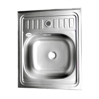 Мойка накладная 50 х 60 см толщина 0,4 мм глубина 160 мм без сифона м00003 FABIA Мойка накладная 50 х 60 см толщина 0,4 мм глубина 160 мм без сифона м00003 FABIA