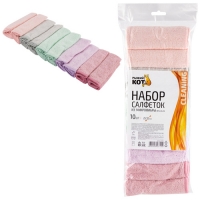 Набор салфеток из микрофибры 10 шт MFS-05/10 арт.101190