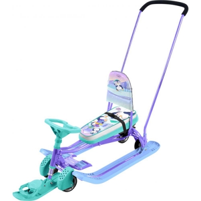 Снегокат Игрушка "Тимка спорт 6" ТС6/П с пингвинятами