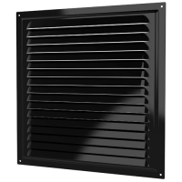 (3030МЭ Black) Решетка вентиляционная МЭ 300х300 окраш.сталь Black ERA